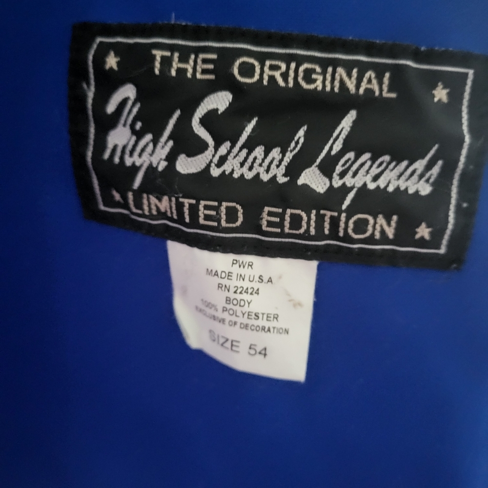 NBA High School Legends Limited Edition Shaq Jersey Blue/Yellow sz 54 - Picture 3 of 4